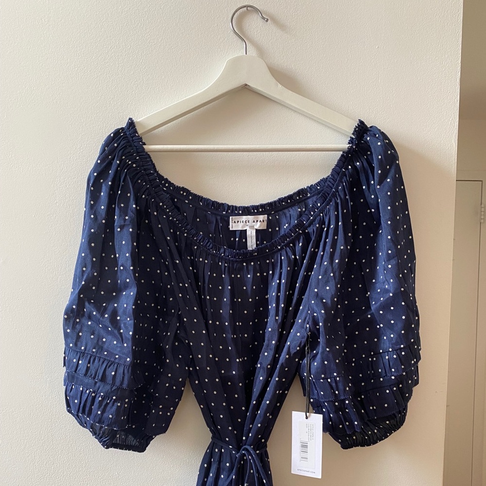 Apiece Apart Sandrine Dress Polka Dot size 18